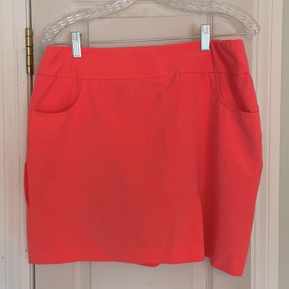Golf Skirt Bright Salmon Color - Picture 1 of 6
